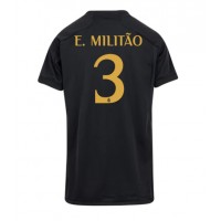 Real Madrid Eder Militao #3 Tretí Ženy futbalový dres 2023-24 Krátky Rukáv